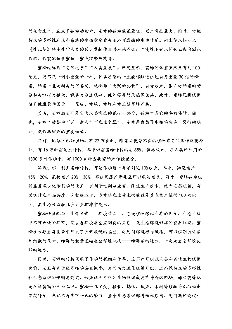 八年级语文人教部编版 寒假作业（7）03