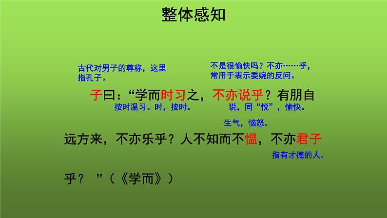 《论语》十二章参考教学课件第6页