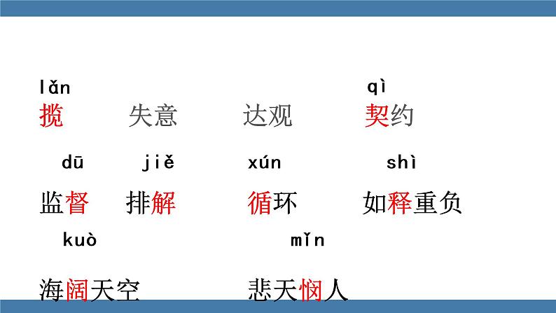 人教版七年级下册语文课件 第四单元 16最苦与最乐08
