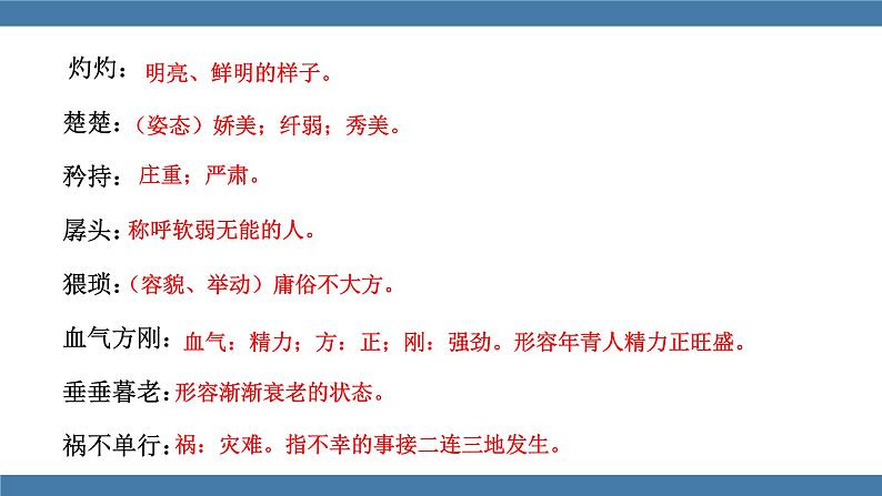 人教版七年级下册语文课件 第五单元 19一棵小桃树第7页