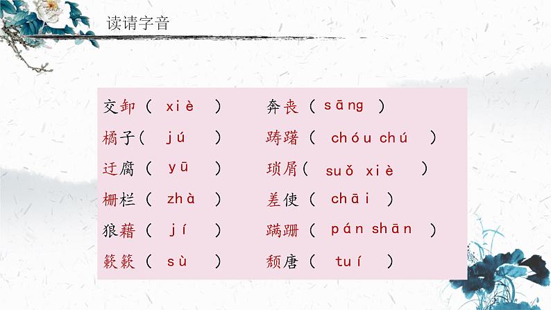 14 背影（教学课件）-2022-2023学年初中语文人教部编版八年级上册学案06