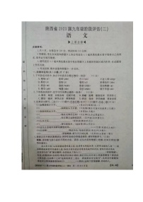 陕西省榆林市子洲县张家港希望中学2022-2023学年九年级上学期第二次月考语文试卷