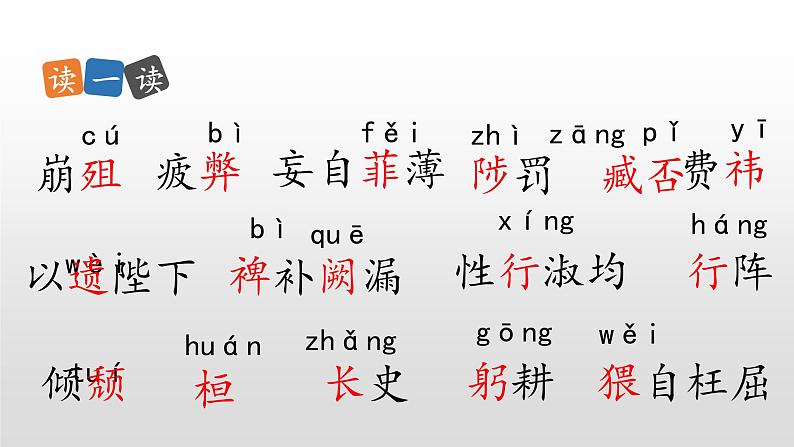 2023部编版语文九下备课《出师表》 课件学案练习08