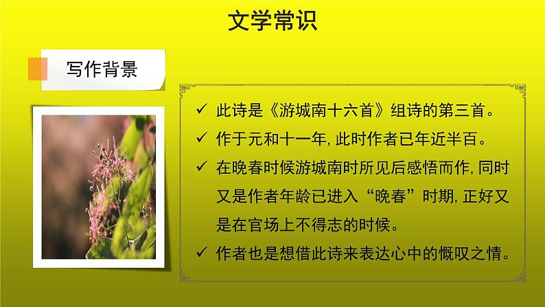 课外古诗词诵读《晚春》优质课【课件】04