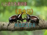 八上语文名著阅读《昆虫记》精选题及答案课件PPT