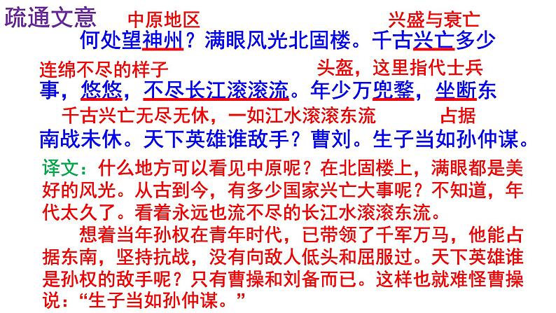 九下语文《南乡子·登京口北固亭有怀》实用课件第6页