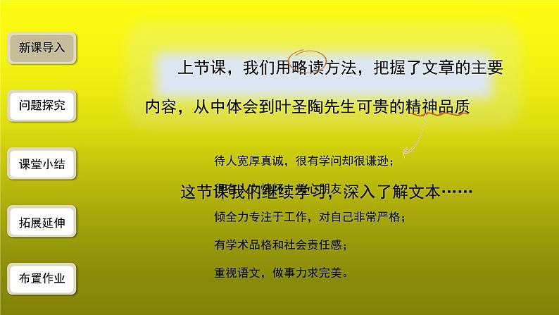 叶圣陶先生二三事第2课时公开课创新【课件】第2页