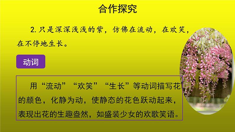 《紫藤萝瀑布》优质课创新【课件】第2课时06