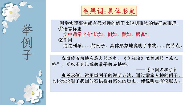 2023年中考语文一轮复习《说明文阅读之说明方法》课件第6页