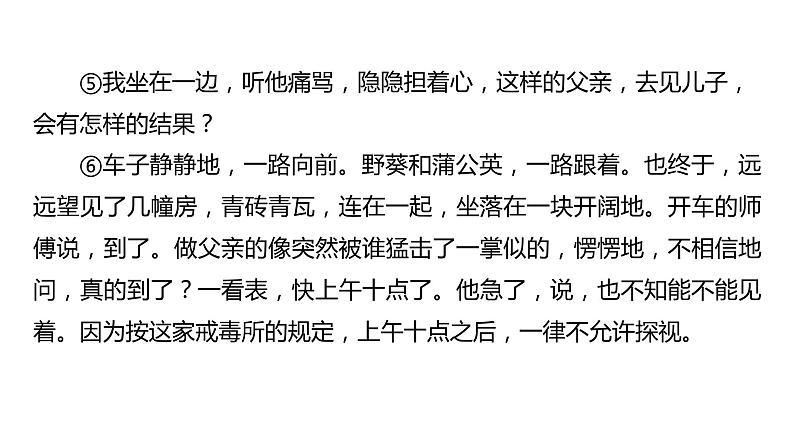 2023浙江中考语文 素养综合训练3　写人记事类散文阅读 课件第4页