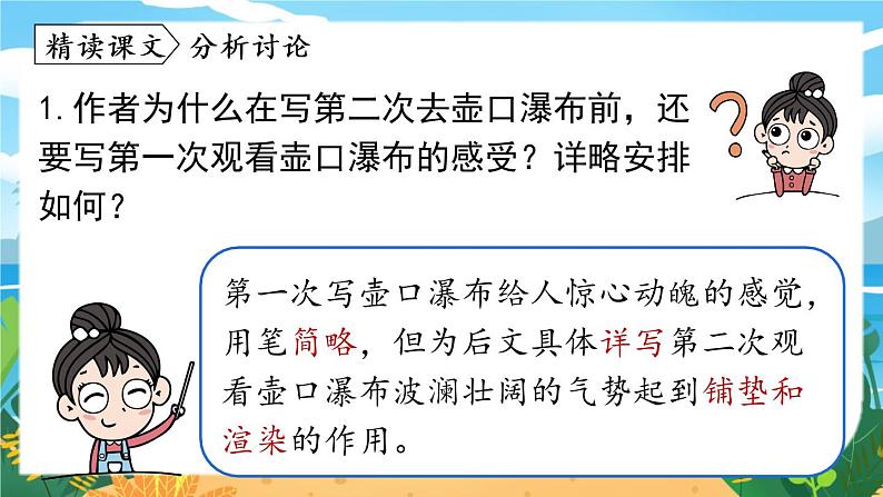 人教八下语文 第5单元 17《壶口瀑布》 PPT课件04