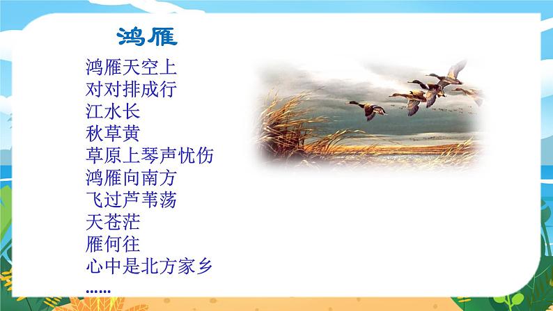 人教八下语文 第2单元 7《大雁归来》 PPT课件第1页