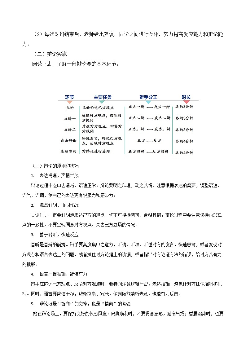 第四单元口语交际《辩论》课件+教学设计+同步练习02