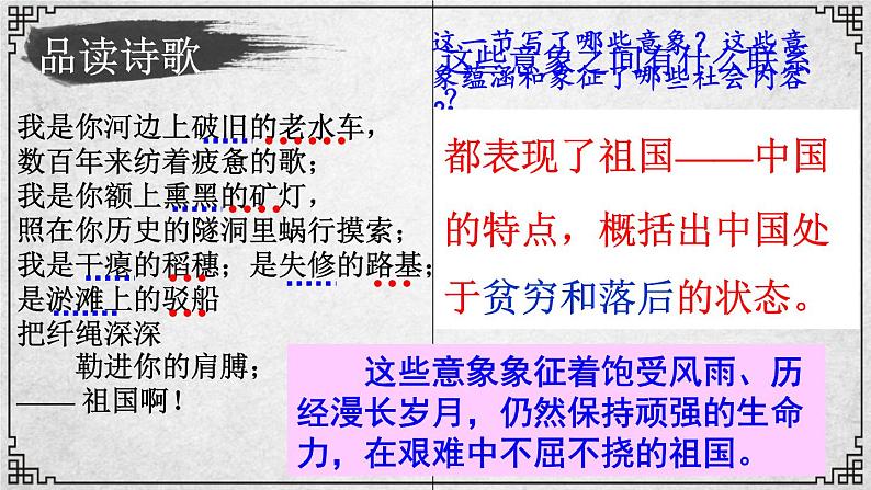 1课 祖国啊，我亲爱的祖国 课件—2020-2021学年九年级下册语文部编版第8页