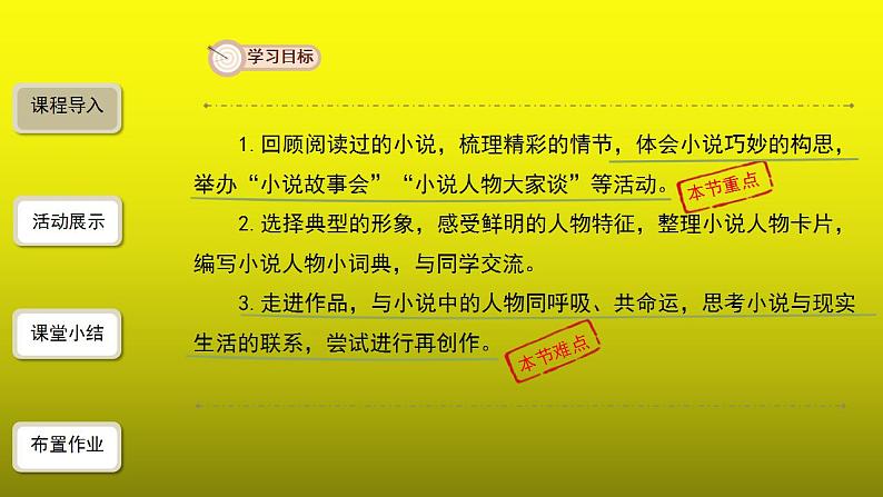 综合性学习《走进小说天地》同课异构【教学课件】第3页