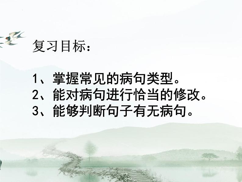 2023年中考二轮复习《病句专题复习》课件第2页