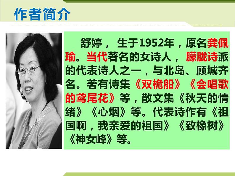 第1课《祖国啊，我亲爱的祖国》（教学课件）-九年级语文下册同步备课系列（部编版）05