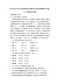山东省济南市章丘双语学校2022-2023学年八年级上学期期末语文试卷(含答案)