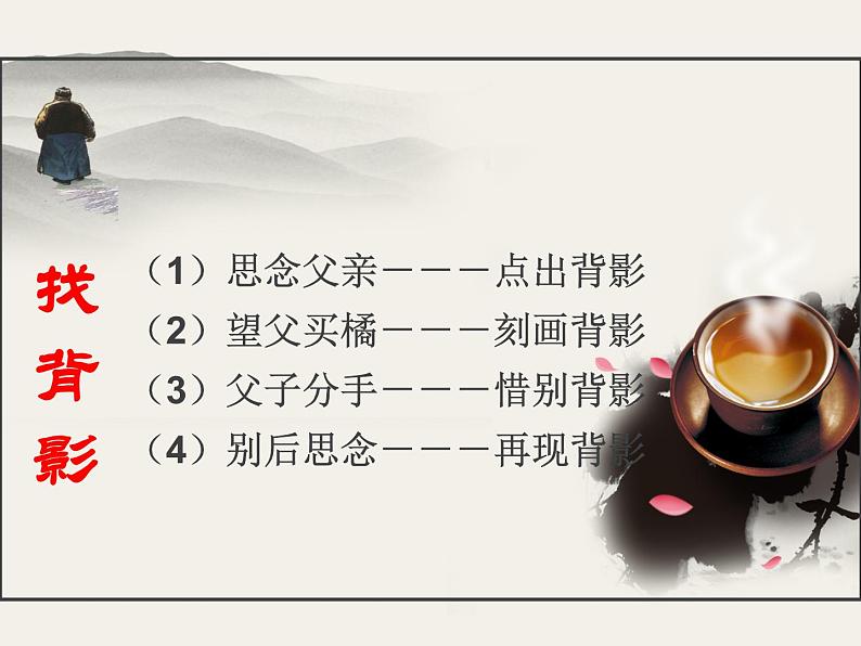 14背影教学课件08