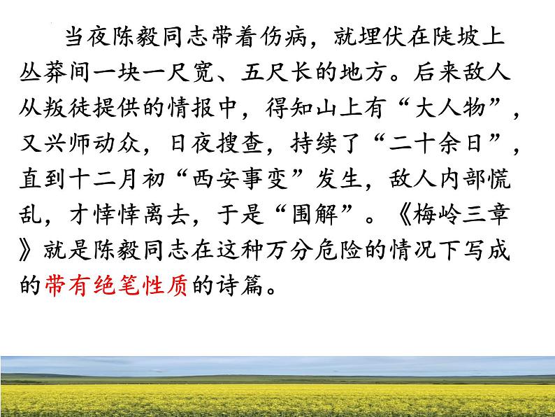 第02课++梅岭三章（课件+教案）（内含音频）-【大单元教学】2022-2023学年九年级语文下册备课精选课件及教案04
