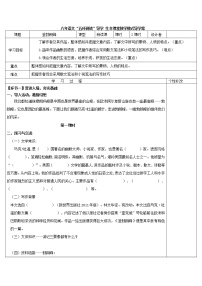 初中语文人教部编版八年级下册登勃朗峰精品学案及答案
