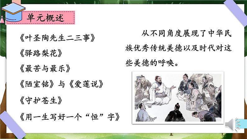 【人教部编版】七下语文  第四单元 主题阅读  课件03