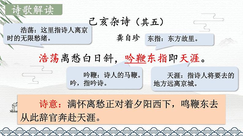 统编七语下 21 古代诗歌五首【第三课时】第6页