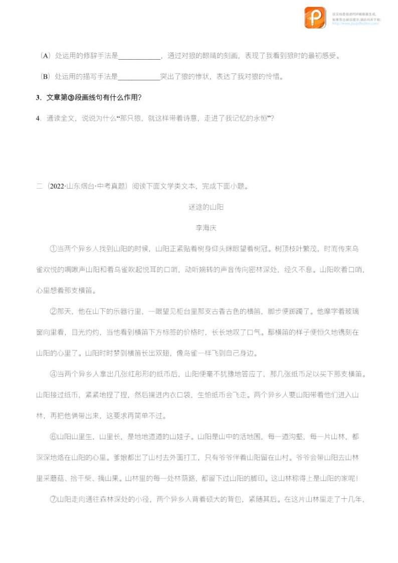 专题14：记叙文阅读之句段的作用【精品课件+习题精练】-备战2023年中考语文一轮复习考点帮（全国通用）03