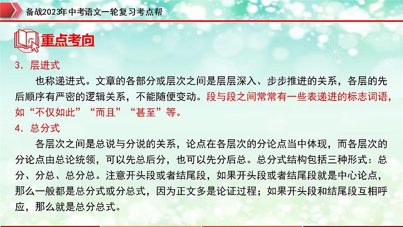 专题23：议论文阅读之论证思路及段落作用【精品课件+习题精练】-备战2023年中考语文一轮复习考点帮（全国通用）08