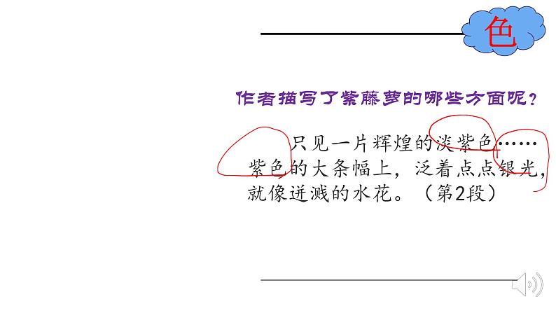 【人教部编版】七下语文  18 紫藤萝瀑布  课件05