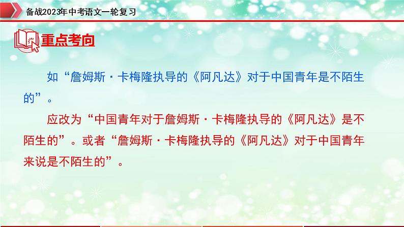 专题04：病句的辨析与修改【精品课件】-备战2023年中考语文一轮复习（全国通用）06