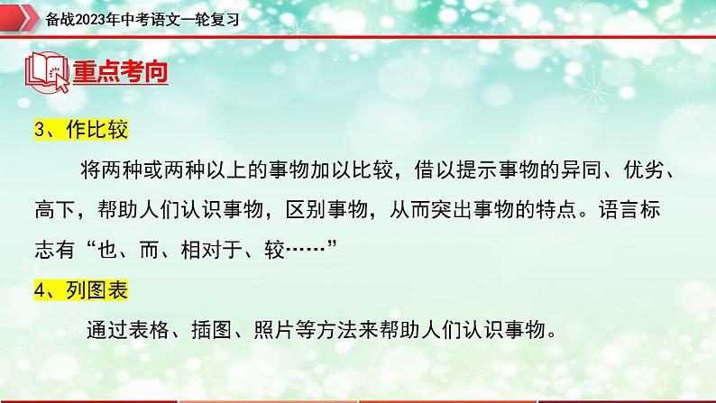 专题18：说明文阅读之说明方法及作用【精品课件】-备战2023年中考语文一轮复习（全国通用）第7页