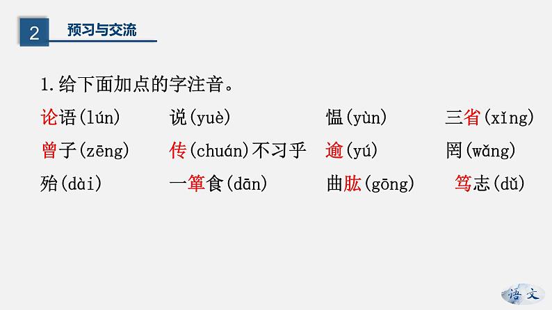 2021-2022学年部编版七年级上册第11课《论语》十二章课件第5页