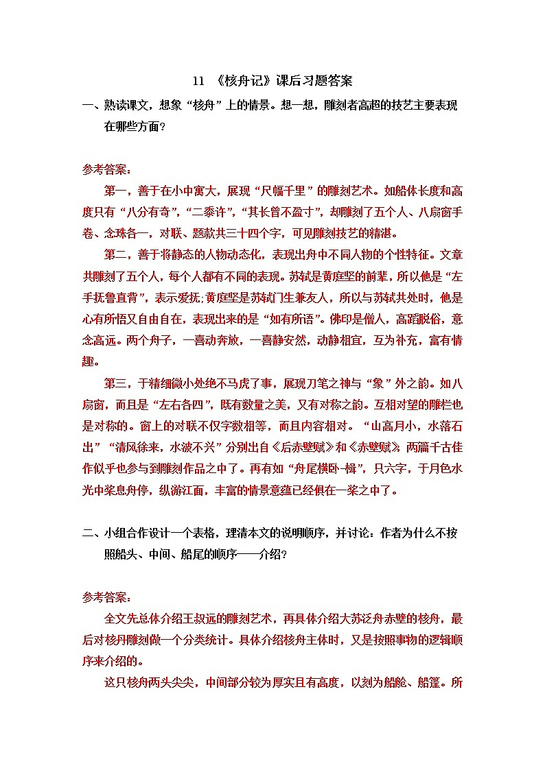 11 核舟记（课件PPT+教案+导学案+音视频素材）01