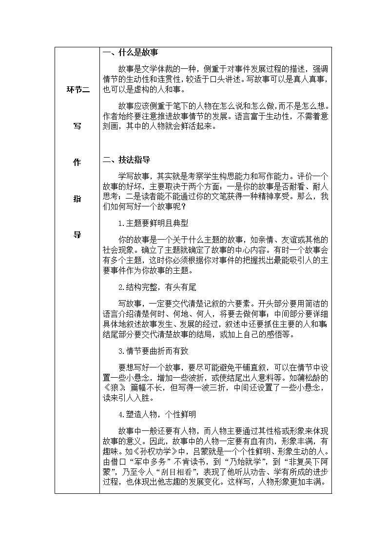 写作 学写故事第2页