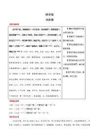初中语文中考复习 10 陋室铭-2020年中考语文之名句默写失分点清零（古文）
