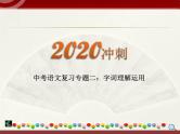 初中语文中考复习 2020中考语文复习“三讲二练”20专题02：字词理解运用 课件
