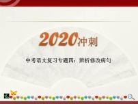 初中语文中考复习 2020中考语文复习“三讲二练”20专题04：辨析修改病句 课件