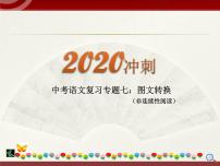 初中语文中考复习 2020中考语文复习“三讲二练”20专题07：图文转换（非连续性阅读） 课件