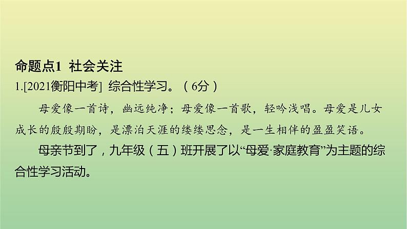 2023年中考语文一轮复习专题六综合性学习课件第2页