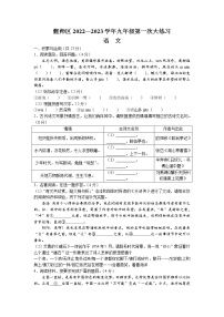 河南省洛阳市偃师区2022-2023学年九年级上学期期末语文试题（有答案）