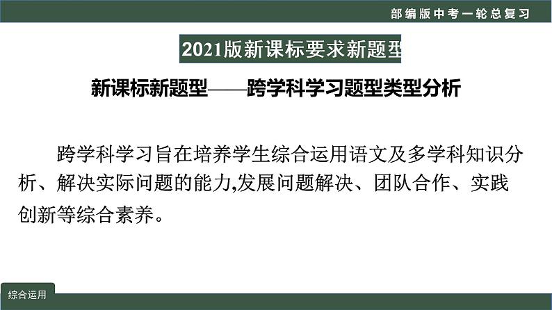 初中语文中考复习 专题05  语言文字运用之综合运用-2022年中考语文一轮复习黄金考点讲练测课件PPT第6页