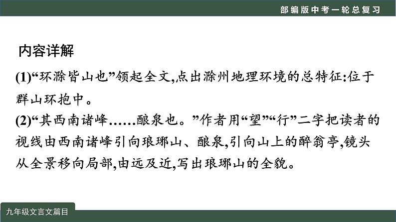 初中语文中考复习 专题04  文言文阅读之课内文言文阅读（含比较阅读）九年级课标篇目-2022年中考语文一轮复习黄金考点讲练测课件PPT第6页