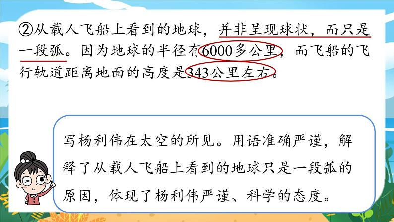 人教七下语文 第6单元 23《太空一日》 PPT课件06