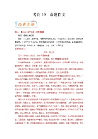 考向19 命题作文（重点）-备战 中考语文一轮复习考点微专题