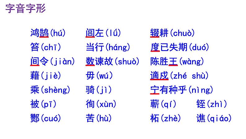 九下语文《陈涉世家》PPT课件第7页