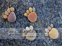 初中语文人教部编版八年级下册时间的脚印获奖ppt课件