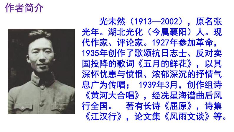 七下语文《黄河颂》PPT课件第4页