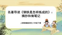 人教部编版八年级下册名著导读 《钢铁是怎样炼成的》：摘抄和做笔记获奖ppt课件