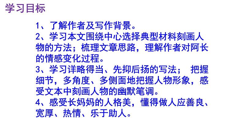 七下语文 10《阿长与〈山海经〉》实用课件第3页